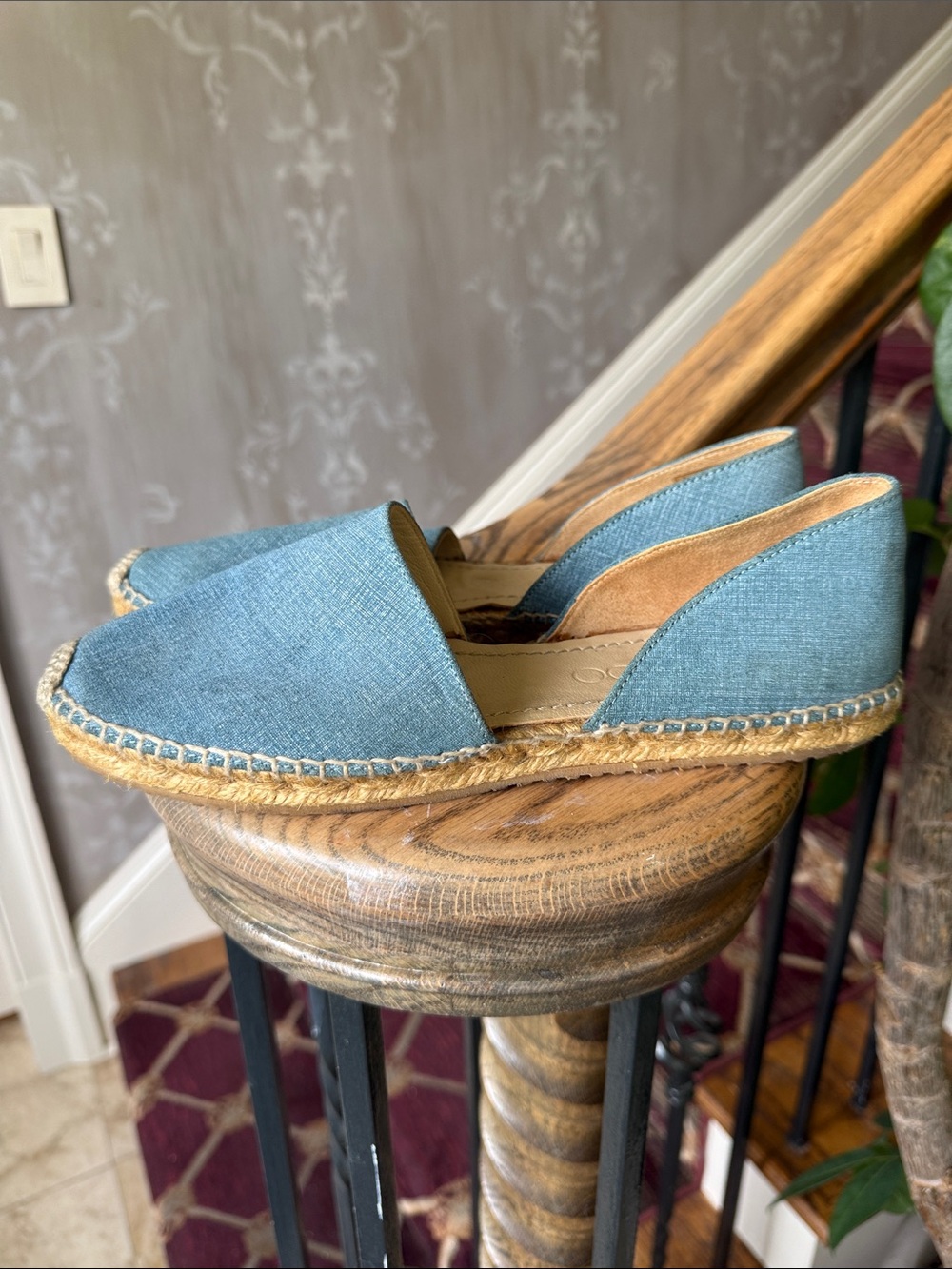 Jimmy Choo denim espadrille US 8 1/2 very good condition - Picture 9 of 10